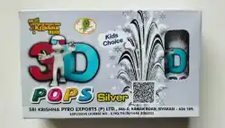 3D Pop Silver (3 Pcs)